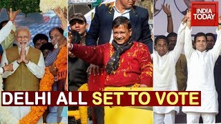 Delhi Polls 2020: Delhi Set To Vote Today After Polarising Campaign By BJP, Congress, AAP