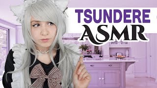 Cosplay ASMR - TSUNDERE Cat-Maid Roleplay ~ In the Kitchen - ASMR Neko
