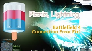 Battlelog Battlefield 4 connection error fix