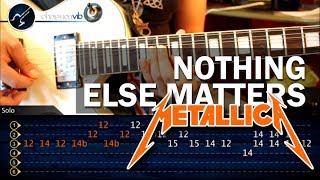 Cómo tocar "Nothing Else Matters" de Metallica en Guitarra Eléctrica SOLO (HD) Christianvib