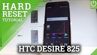 Hard Reset HTC Desire 825 - Reset Code / Factory Reset