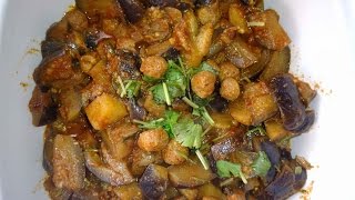 Brinjal Meal Maker Soya Chunks Curry వంకాయ మీల్ మేకర్