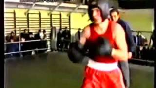 Boxing 1995 year (81 kg) Light heavyweight RED NIKOLOZ  Davlianidze GEO VS BLUE ILIA Kudinov GEO.