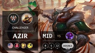 Azir Mid vs Malzahar - NA Challenger Patch 9.12