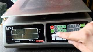 Ajuste de peso (calibración) bascula Torrey modelo L-PCR, configuración y otros