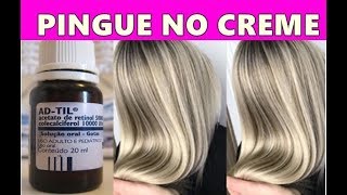 PINGUE GOTAS DISSO no SEU CREME - FIM do CABELO ELASTICO, PONTAS ESPIGADAS e POROSIDADE.