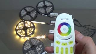 Pilot Strefowy RGB RGBW Milight - USUWANIE zapisanych kontrolerów