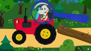 Песни для детей - Лисичка - Мультики про животных и машинки - Новые мультфильмы 2018!