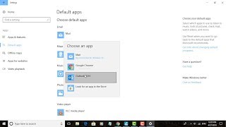 Change default email client on Windows 10 (Tutorial)