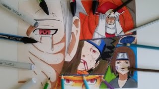 OBITO UCHIHA (Naruto) | ZainArtz | Speed Drawing