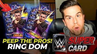 RING DOM EVENT + WHERE MY PULLS AT?!! | WWE SuperCard (Season 5)
