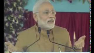 Narendra Modi speaking on the coal block allocation