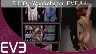WARDROBE system for EVE mesh body - second life -