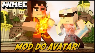 Minecraft Mod: MOD DO AVATAR! (Elementos, Magias e Poderes // Avatar Mod)