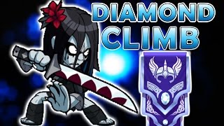 Hattori to Diamond (S3) - Sword and Spear Brawlhalla Gameplay