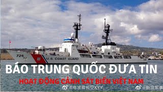 Báo Trung Quốc đưa tin hoạt động cảnh sát biển Việt Nam | Tin Quân Sự