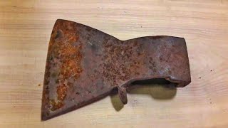 Реставрация топора СССР 1980г.The restoration of the axe 1980.Своими руками.Вторая жизнь топора.