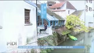 Une librairie au bord de l'eau en Seine-et-Marne