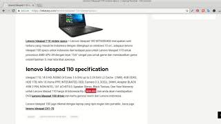 Lenovo Ideapad 110 Review and How to install driver