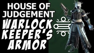 Destiny The Taken King Full House of Judgement Keeper's Armor For Warlocks
