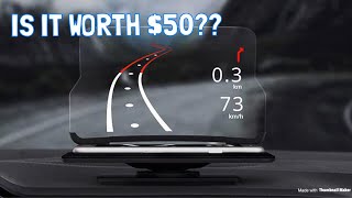 $50 HUD for ANY Car! Is it Worth it?