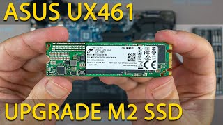 Asus Zenbook UX461 How to install M2 SSD