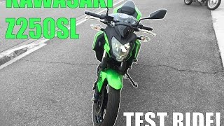 【モトブログ】KAWASAKI Z250SL 試乗！