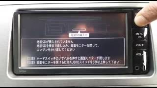 Toyota Nscp-w64 English map card