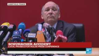 Michael Schumacher skiing accident: Press conference of Albertville's prosecutor