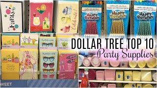 DOLLAR TREE TOP 10 ITEMS FOR PARTY SUPPLIES