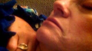 My mom sleeping