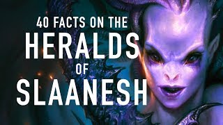 40 Facts and Lore on the Heralds of Slaanesh Warhammer 40K