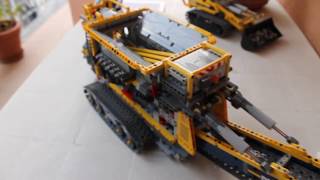 Rc full MOC Lego Technic 42055 Bucket Wheel Excavator "C Model"- frantoio mobile vagliatore + 8043 b