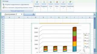 Добавление легенды диаграммы в Excel 2007 (46/46)