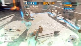 For Honor_の今日の良いところ　リポストスタブ（カウンター攻撃）で二人の動きを止める