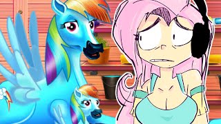 Fluttershee plays Weird Pony Games ? | END THE MISERY | Part 4