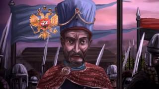 Szarża husarii, hetman Stefan Czarniecki w akcji. Fragment filmu animowanego "Bitwa pod Połonką"