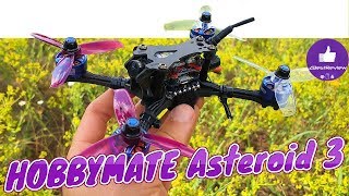 ✔ HOBBYMATE Asteroid 3 - Быстрый FPV Квадрокоптер Ниже 250 грамм! + Сумка для Аккумов!