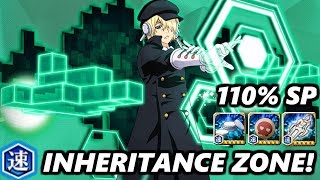 Bleach Brave Souls: Yukio (110% SP) SAR Build vs Speed Inheritance Zone