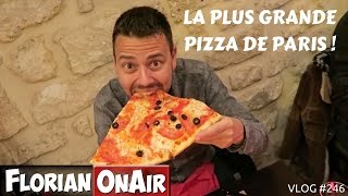 La plus grande PIZZA de Paris - VLOG #246