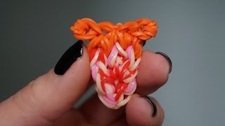 Фигурки из резинок. Фигурка из резинок "Кусочек пиццы" без станка
