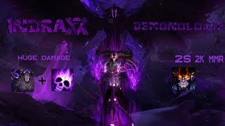 Indraxx - Demonology Warlock Arena 2s 2k1 mmr - WoW BFA