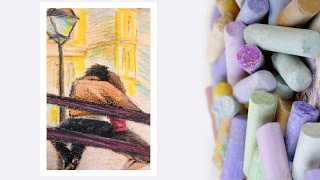 Видео урок Рисуем Масляной пастелью Картину Парочка #Dari Art