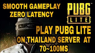 HOW TO REDUCE THE PING IN PUBG PC LITE |PLAY PUBG LITE AT 100MS ON THAILAND SERVER FROM ANY COUNTRY|