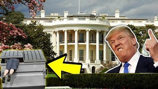 WE WENT DUMPSTER DIVING AT THE "WHITE HOUSE"! *DON'T DO THIS