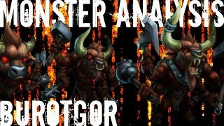 Monster Legends | Monster Analysis | Burotgor | Bestial Team Race