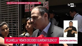 Mark Villanella acude a citación y “protesta” guardando silencio