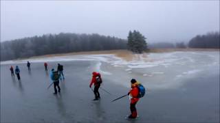 Fifty Shades of Gray (ice, fog, drizzle and nordic skating)