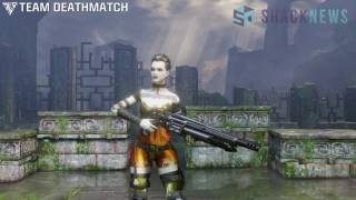 Slash, Ruins of Sarnath - Quake Champions beta gameplay