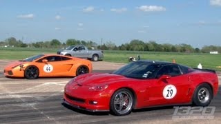1200hp Z06 vs 1500hp Lambo - CLOSE RACE